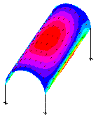 Barrel Roof FE Model Analysis