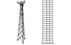 Tower and Multi-Storey Building Frame Analysis